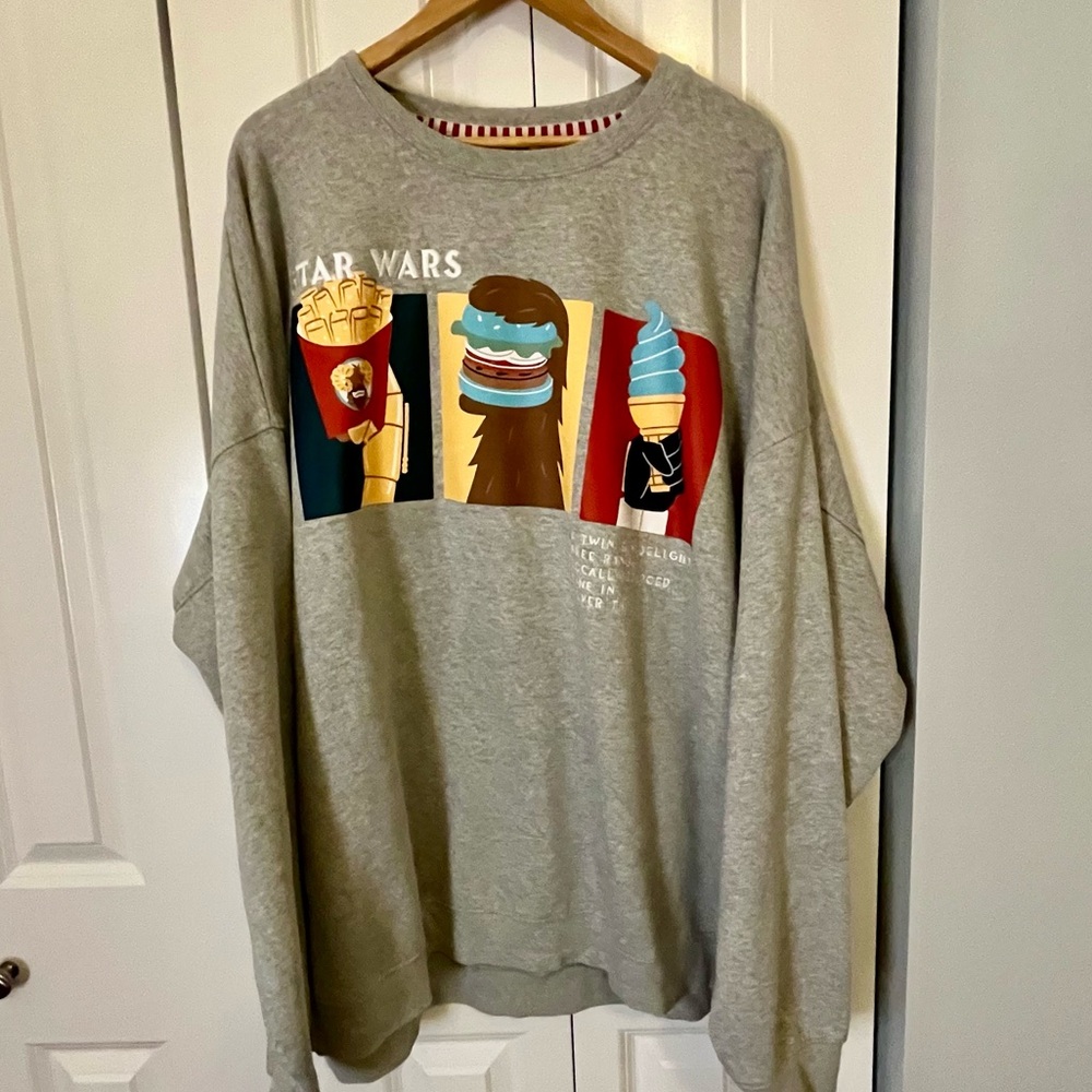 EUC, Disney Star Wars, Bantha Burgers Sweatshirt, 3XL